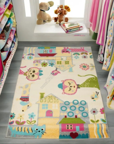 Ковер польский Agnella Funky Top Aki (фризе)