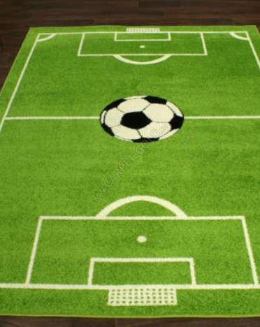 Ковер польский Agnella Funky Top Hop green (фризе)