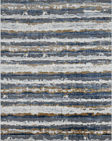 Ковер турецкий 37939A Regnum (Полипропилен, синий, серый)