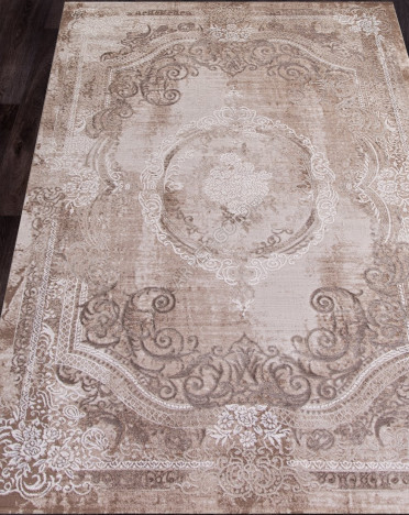 Ковер турецкий 03707A ARMINA (PP Heatset Высокоплотный, бежевый)