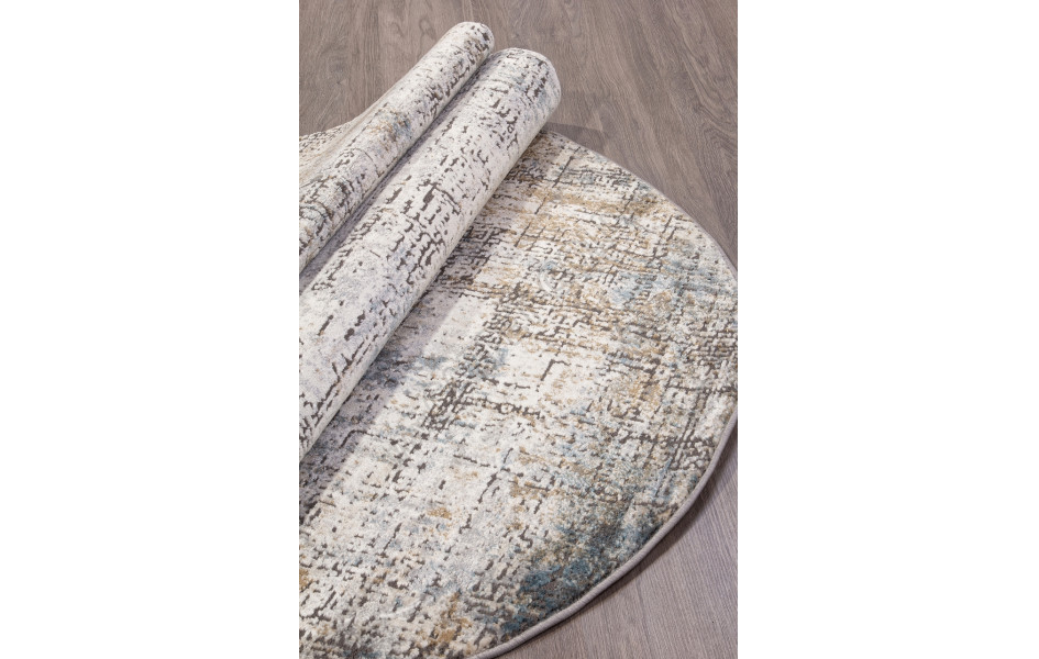 Ковер D871 - BEIGE 2 - Овал - коллекция SERENITY