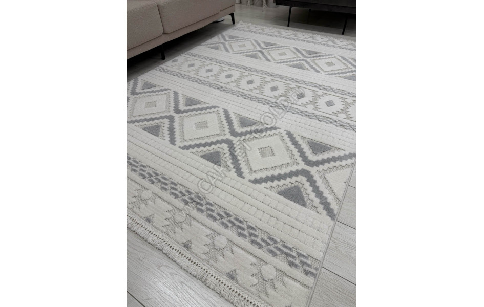 PL 273_CREAM GREY Поло